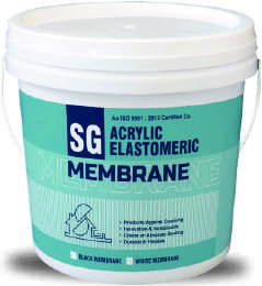 SG Acrylic Elastomeric Black Membrane